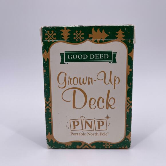 Good Deed Cards for Adults Portable North Pole Gift Dinner Travel Full Deck - Picture 2 of 8